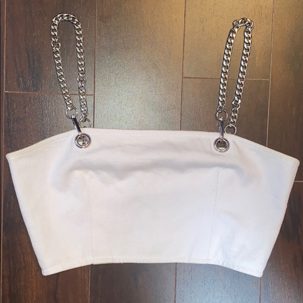 LF / CARMAR DENIM chain crop top